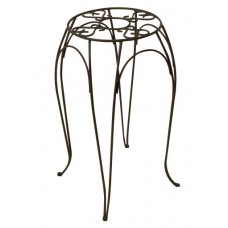 Panacea Round Plant Stand with Heart Design